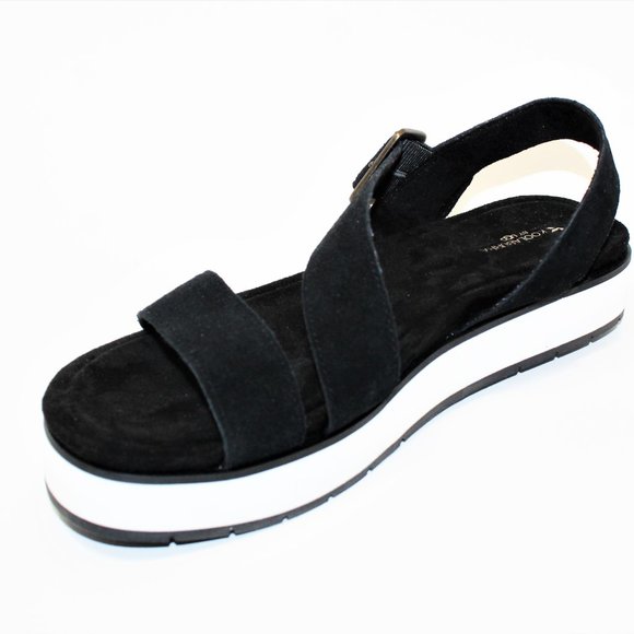 Koolaburra by UGG Buckle Sandals Platforms Black/White Women's 9 New! - Picture 9 of 12